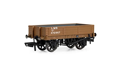 Hornby R60188 3 Plankenwagen, LMS - Era 3 Güterwagen