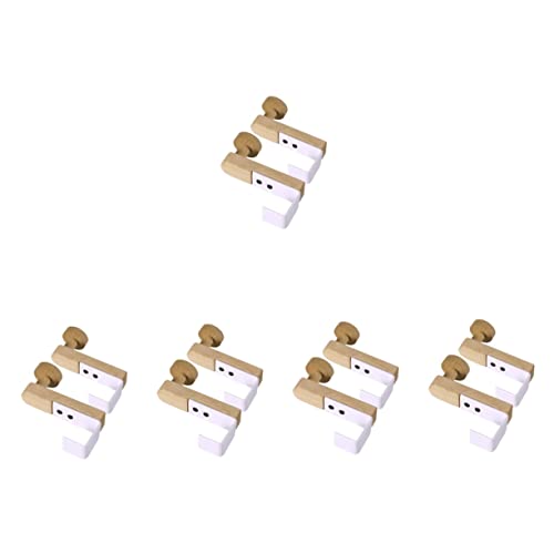 YHJZSM Handtuchhalter über der Tür, 4 Stück, Clip-Kleiderhaken, Türhaken, japanischer Stil, Eisen-Schal-Aufhänger (wie abgebildet x 5 Stück, 7,5 x 6,5 cm x 5 Stück)