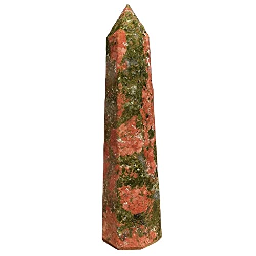 Kristall-Obelisk-Türme, facettierte Kristall-Massagestäbe for Massage-Massage-Edelstein-Kristalltürme natürlicher Kristallstein (Size : 8-9cm)