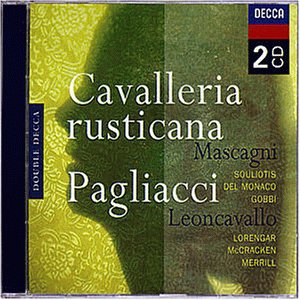 Leoncavallo: I Pagliacci/Mascagni: Cavalleria Rusticana (Gesamtaufnahme(ital.))