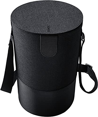 Sonos Move Travelbag - Reisetasche für Sonos Move Speaker (abnehmbares Zubehörfach, Nylonhülle, weiches Innenfutter) schwarz
