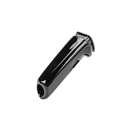 Xuanqingyi Store Auto-Handbremsgriff-Abdeckung, kompatibel mit BMW E46 E90 E92 E60 E39 F30 F34 F10 F20, Innenverkleidung im Carbonfaser-Spleißstil ( Color : Black )