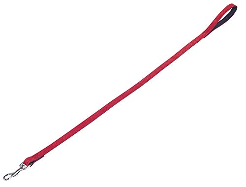 Nobby Leine Velours rot (Lollipop); L: 100cm; B: 18mm