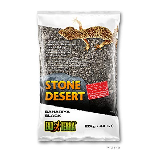 EXO TERRA Terrarien-Substrat »EX Bahariya Black Stone Desert«, 20 kg