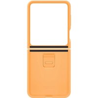 Samsung EF-PF731 - Hintere Abdeckung für Mobiltelefon - mit Ring - Silikon - Apricot - für Galaxy Z Flip5 (EF-PF731TOEGWW)
