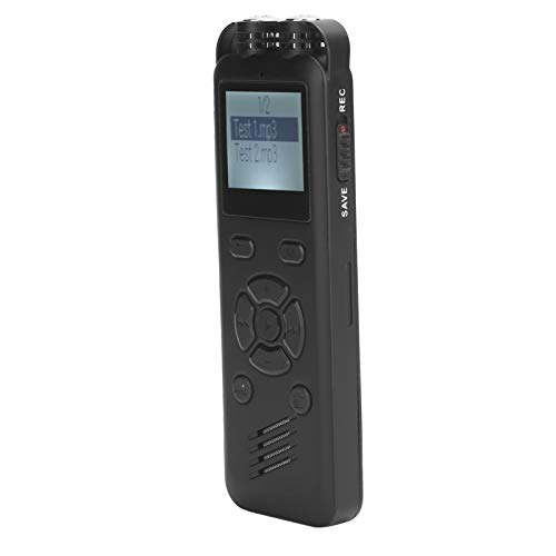 MP3-Player, 8 GB Tragbarer Professioneller Digitaler Audio-Sound- / Sprachrekorder MP3-Musik-Player mit 3,5-mm-Buchse, Unterstützt MP3 / WMA/WAV/OGG/APE/FLAC/AAC-LC/ACELP
