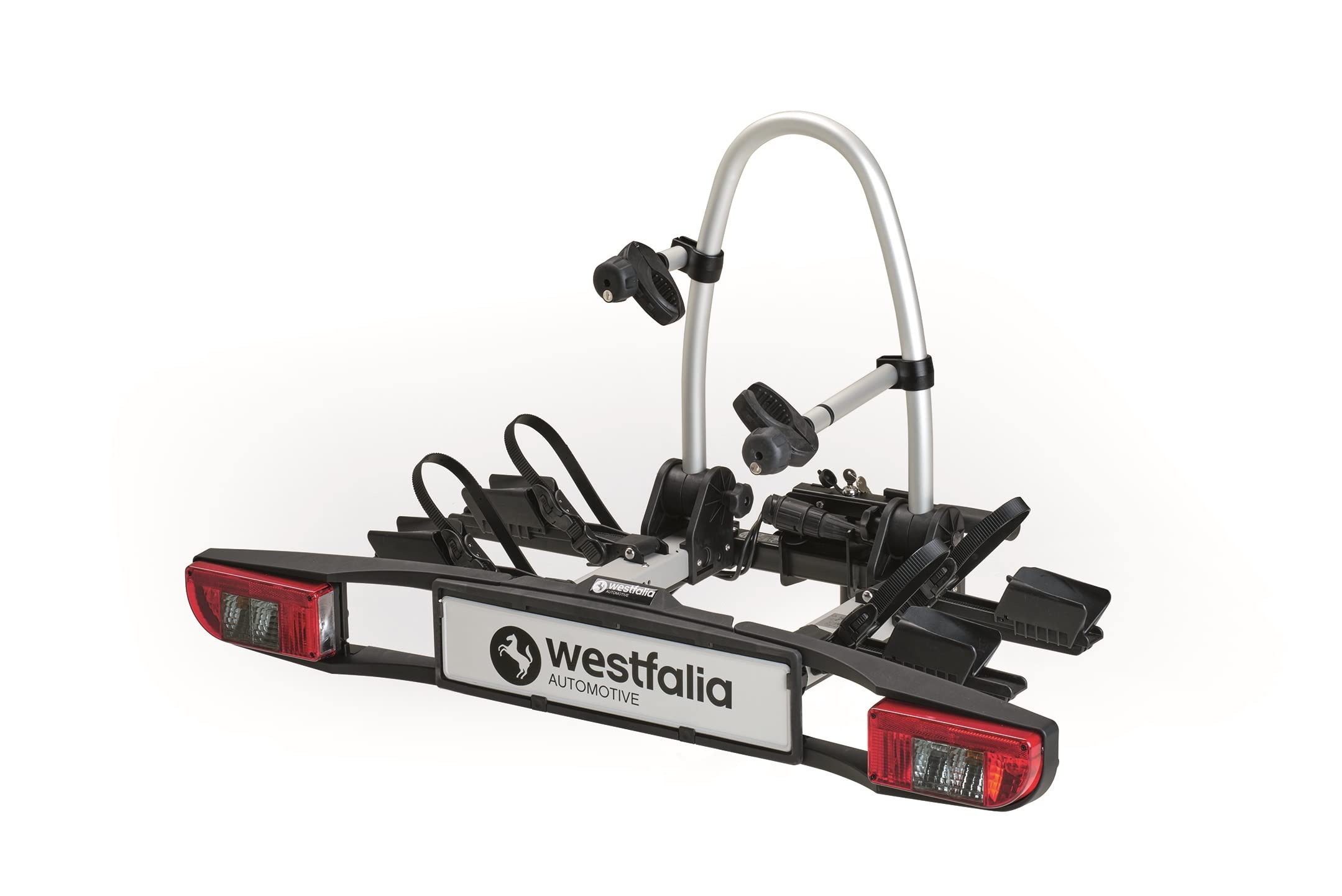 Westfalia BC 60 Fahrradträger für die Anhängerkupplung | Kupplungsträger für 2 Fahrräder | E-Bike geeignet | zusammenklappbar
