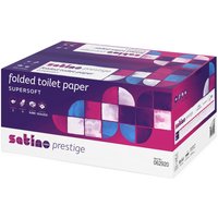 satino by wepa Einzelblatt-Toilettenpapier Prestige, weiß