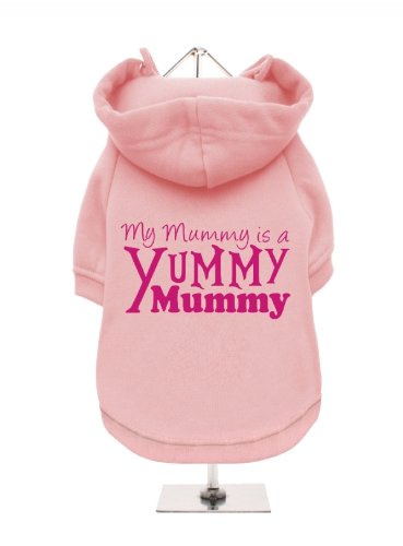 "Mütter Tag: Yummy Mummy" UrbanPup Hunde Sweatshirt (Pink/Fuchsia)
