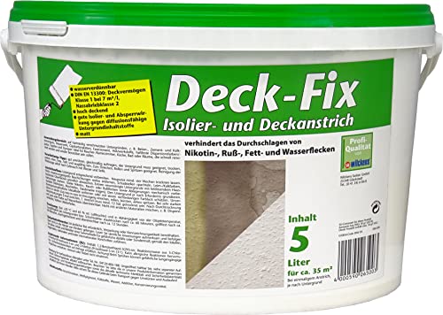 Wilckens Deck - Fix Isolier- und Deckanstrich Weiß 5000 ml