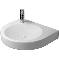 Duravit Waschbecken Architec Vital Med 57,5 cm Weiß mit Hahnlochvorstich L/ R