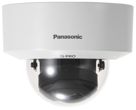 Panasonic i-Pro WV-S2236L - Netzwerk-Überwachungskamera - Kuppel - Innenbereich - vandalismusgeschützt - Farbe (Tag&Nacht) - 2048 x 1536 - 1080p - motorbetrieben - Audio - Composite - LAN 10/100 - MJPEG, H.264, H.265 - DC 12 V / PoE Class 0