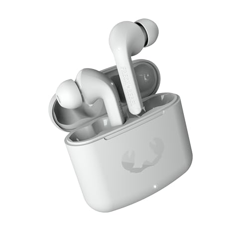 Fresh 'n Rebel Twins Fuse, True Wireless kabellose In-Ear-Bluetooth-Kopfhörer mit Spitze, mit Sprachassistent, Touch-Steuerung und eingebautem Mikrofon, 30 Stunden Spielzeit (Ice Grey)