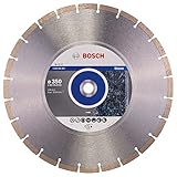 Bosch Accessories Bosch Professional 1x Diamanttrennscheibe Standard for Stone (für Stein, Granit, Beton, Ø 350 x 20/25,40 x 3,1 x 10 mm, Zubehör für Tisch- & Benzinsägen)