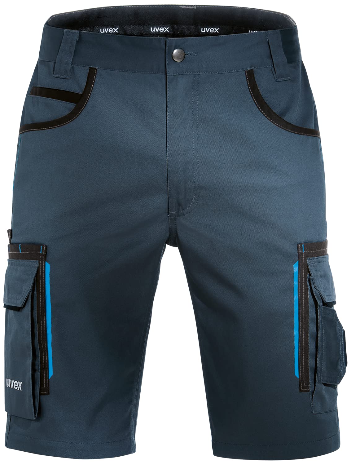 Uvex Tune-Up Arbeitshosen Männer Kurz - Shorts für die Arbeit - Dunkelblau - Gr 40W/Etikettengröße- 58