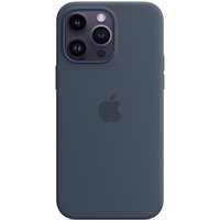 Apple Original iPhone 14 Pro Max Silikon Case mit MagSafe Sturmblau