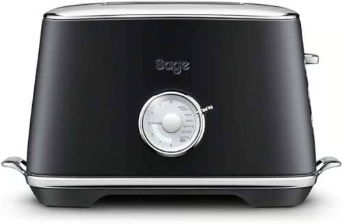 SAGE STA735 Toast Select Luxe 2-Scheiben-Toaster mit LED-Fortschrittanzeige, Matt-Schwarz