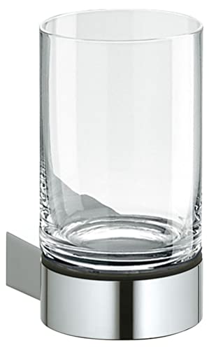 Keuco plan glashalter komplett mit echtkristall-glas verchromt