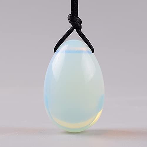 Big Yoni Egg 100% Naturstein Jade Crystal Egg Drill 45 * 30 MM Mineral Ball Kegel Massage Beckenbodenmuskulatur,45x30 Opalit