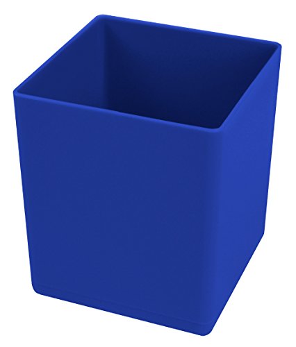 Sortierkasten 63 mm hoch, blau, LxB = 54x54 mm, aus PS, Sparpack = 50 St.