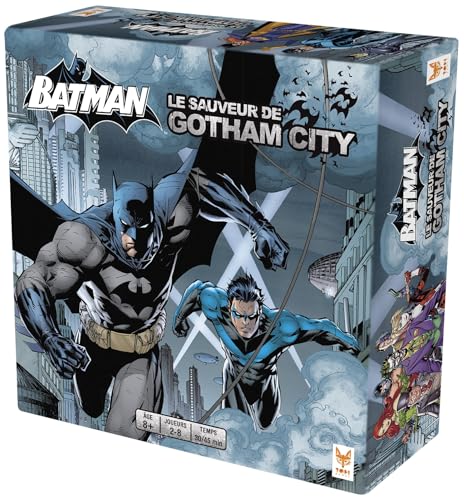 Topi Games – Batman „Le Sauveur de Gotham“ – BAT-599001 - Gesellschaftsspiel, französischsprachige Ausgabe
