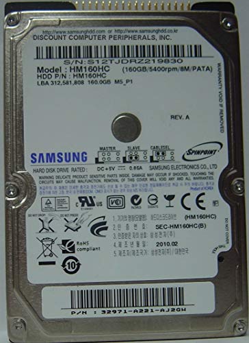 MicroStorage AHDD031 Interne Festplatte 2.5 Zoll 160 GB IDE/ATA - Interne Festplatten (2.5 Zoll, 160 GB, 5400 RPM)