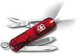 Victorinox Swiss Army Knife, Schweizer Taschenmesser, Signature Lite, Multitool, 7 Funktionen, Klinge, klein, Nagelfeile, Schraubendreher 2.5 mm