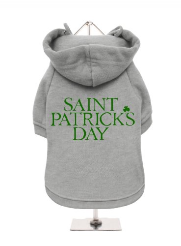 "St. Patrick: St. Patricks Day" UrbanPup Hunde Sweatshirt (grau/grün)
