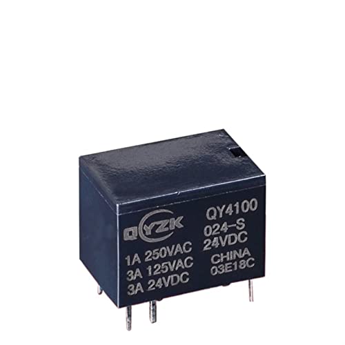Elektronische Teile 2PC 24V 6-Pin QY4100 Signalrelais Smart Home Universal 5A ultrakleines Relais (Size : 5V)