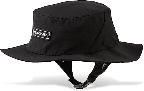 Dakine Indo Surf Hat - Schwarz - Unisex - Schwimmender Hut für den Wassereinsatz - UPF 50+ - Die Krempe lässt Sich zum Paddeln hochklappen