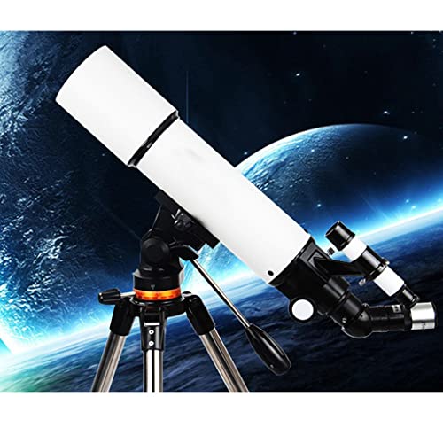Spacmirrors Teleskop für Kinder, Anfänger und Erwachsene, Teleskope für Astronomie-Anfänger, 80-mm-Astronomie-Refraktor-Teleskop mit Stativ, tragbares Teleskop-Geschenk für Kinder
