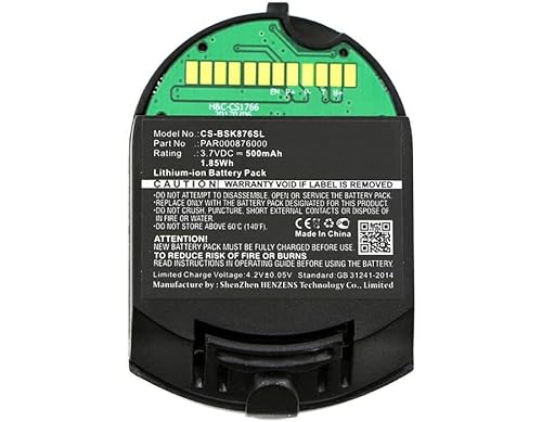 CoreParts Battery for Smart Home 1.85Wh Li-Pol 3.7V 500mAh, W125993944 (1.85Wh Li-Pol 3.7V 500mAh Black for Bosch Smart Home Somfy Passeo)