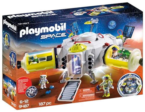 Playmobil Konstruktionsspielsteine "Mars-Station (9487) Space"