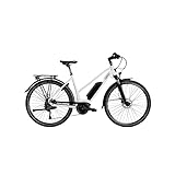 HAWK E-Trekking 500 Lady I E-Bike Damen I Fahrrad mit Bosch Rahmenplattform & Active Line Plus Mittelmotor I E Bike Damen mit Tektro Scheibenbremse