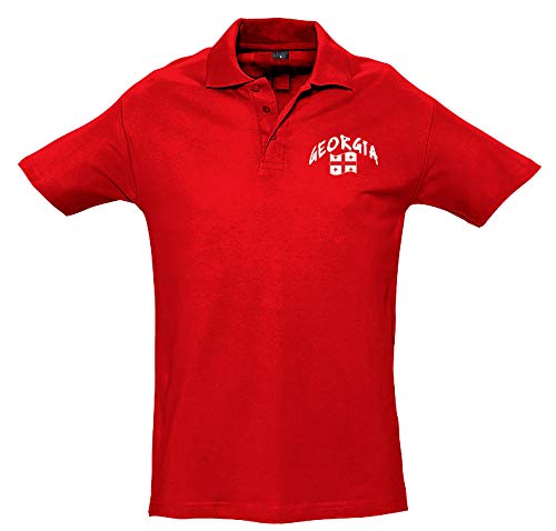 Supportershop Polo-Shirt Rugby, Unisex L rot
