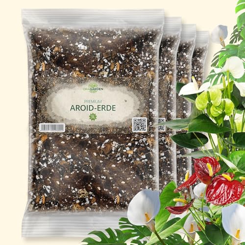 OraGarden Aroiden Erde Blumenerde für Monstera, Philodendron Premium Qualität (12L)