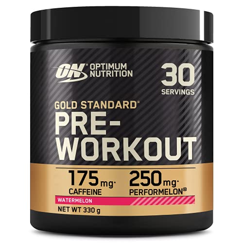 5 x Optimum Nutrition Gold Standard Pre-Workout, 330g / 30 Portionen , Wassermelone (5er Pack)
