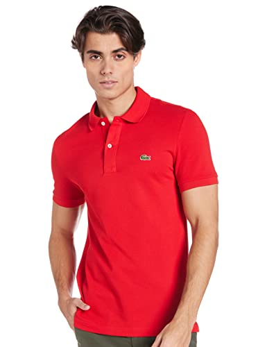 Lacoste Herren Polo T-shirt Ph4012, Rot (Rouge), Medium (Herstellergröße: 4)
