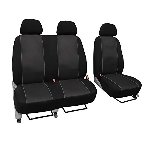 GSC Sitzbezüge Universal Schonbezüge 1+2 kompatibel mit FIAT DUCATO I