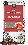 Cuxin Bio Tomatenerde 60l ● Erde für Tomaten und Gemüse mit 100 Tage Dünger ● für gesunde und kräftige Pflanzen ✅+Bodenanalyse-Gutschein