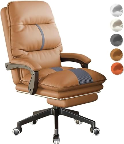 Bürostuhl, ergonomischer Schreibtischstuhl, bequem, höhenverstellbar, Video-Gaming-Stühle mit Fußstütze, Verstellbarer Computerstuhl für Erwachsene, ergonomischer Lounge-Stuhl für den Innenb