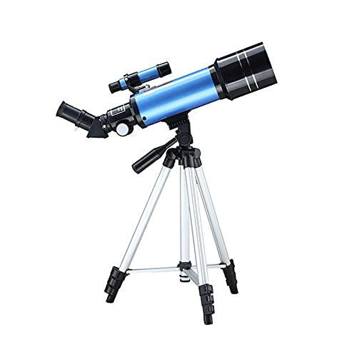 Spacmirrors Reiseteleskop, Beobachtungsteleskop für astronomische Sternbeobachtung, Refraktor-Teleskop mit Stativ und Sucherfernrohr, Telefonadapter