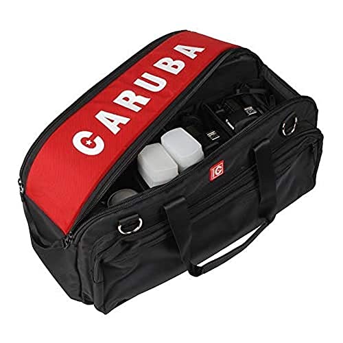 Caruba BigBag 1 Körpergehäuse, Schwarz, Rot – Schutzhüllen und Kamerataschen (Body Case, Universal, Schultergurt, Schwarz, Rot)