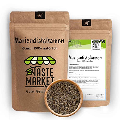 10 x 500 g Mariendistelsamen ganz – Mariendistel – Tee – Smoothie