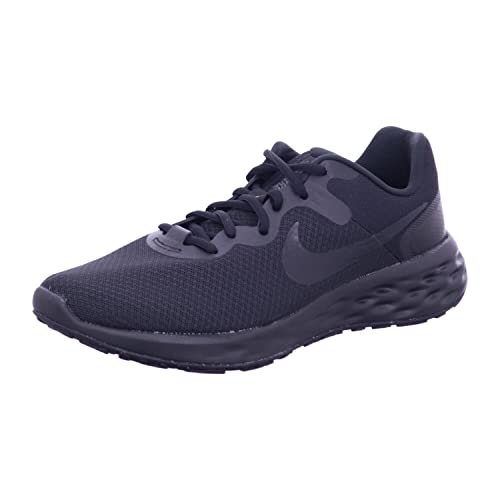 Nike Herren Revolution 6 Road Running Shoe, Black/Black-Dark Smoke Grey, 40 EU