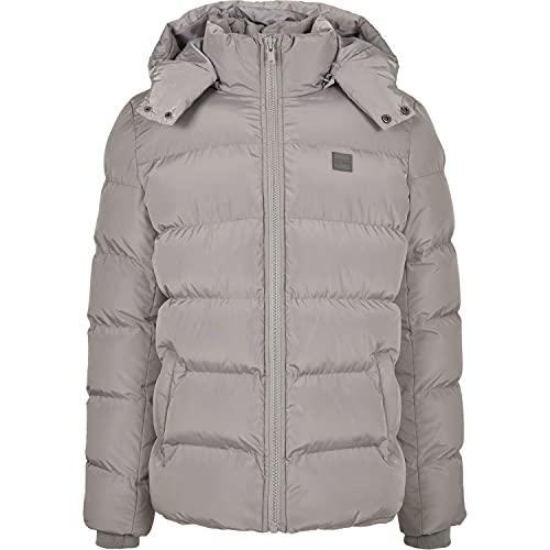 Urban Classics Herren Hooded Puffer Jacket Jacke, Asphalt, S