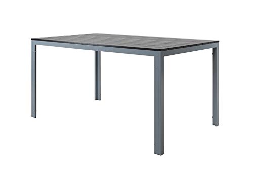 Chicreat Tisch, Grau/Schwarz, 150x90x75 cm