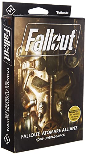 Fantasy Flight Games | Fallout – Atomare Allianz | Erweiterung | Expertenspiel | Strategiespiel | 1-4 Spieler | Ab 14+ Jahren | 150+ Minuten | Deutsch