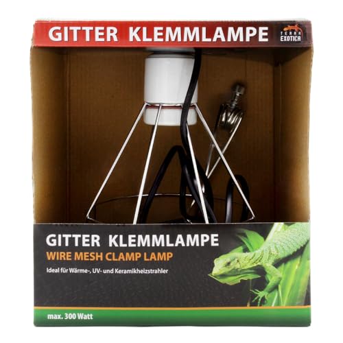 Terra Exotica Gitter Klemmlampe - Wire Mesh Clamp Lamp