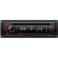 KW KDC-BT450DAB - Autoradio, DAB+, CD, USB, BT, 4x 50W